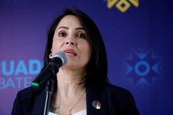 La candidata del correísmo, Luisa