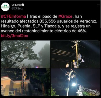 835,556 usuarios resultaron afectados tras