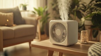 Un ventilador portátil es un