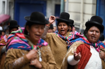 Miles de bolivianos marcharon y