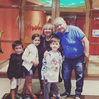 Griselda y Antonio junto a