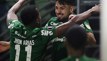 Con doblete de Jhon Arias incluido, Palmeiras goleó 4-1 a Junior de Barranquilla y lo dejó eliminado de la Copa Libertadores 2026 - crédito Palmeiras