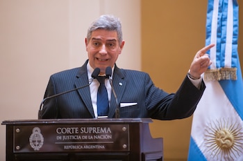 El presidente de la Corte,
