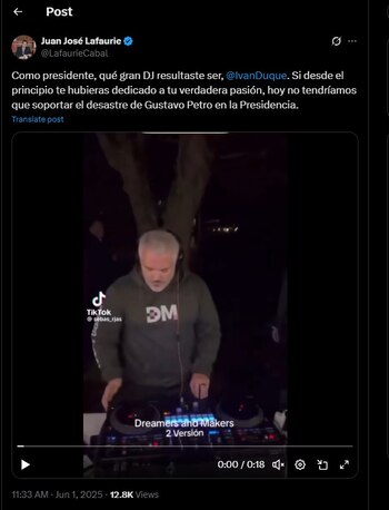 Juan José Lafaurie se fue