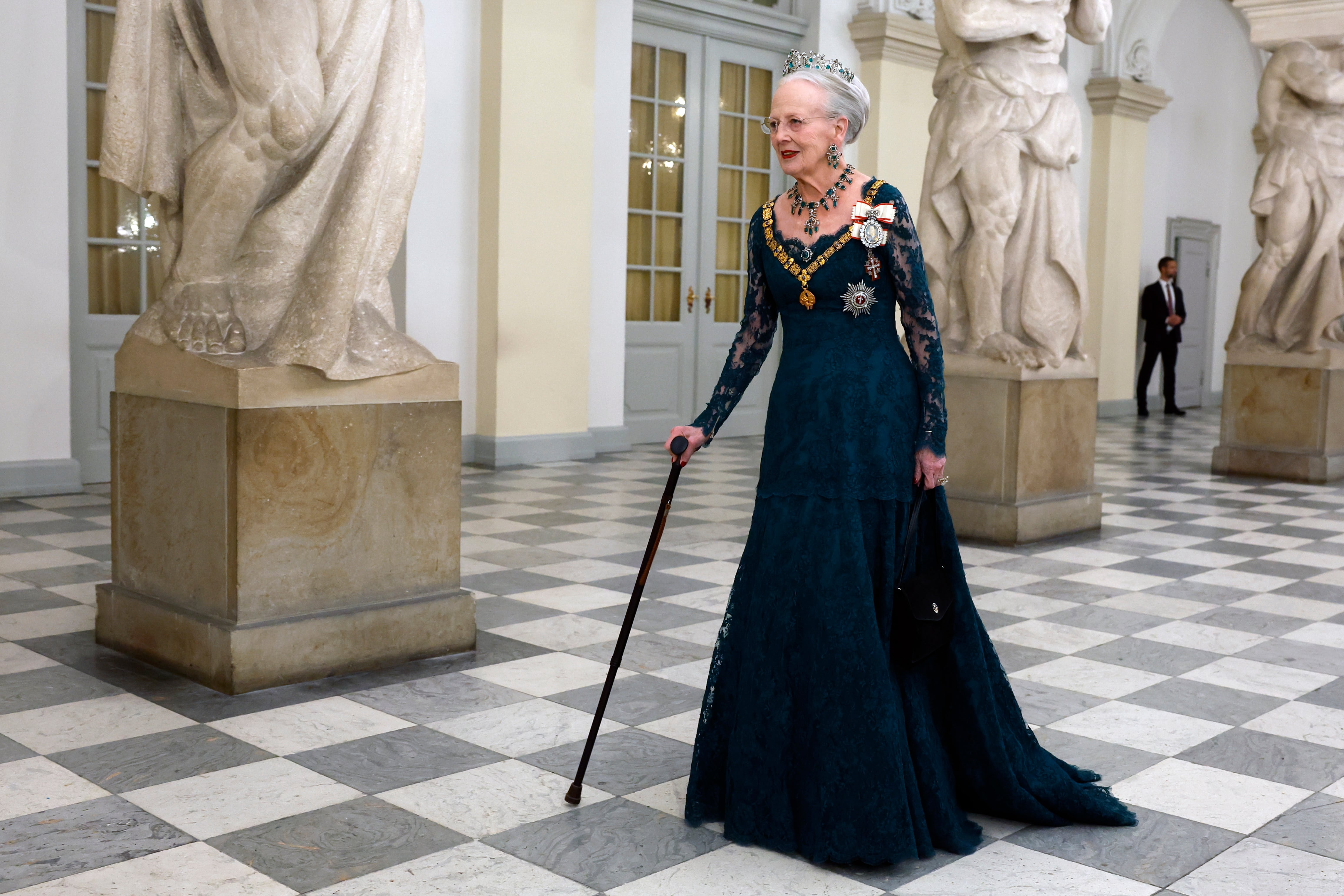 El estado de salud de la reina Margarita. (EFE/Juanjo Martín)