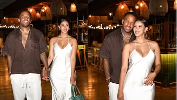 Jefferson Farfán y Xiomy Kanashiro