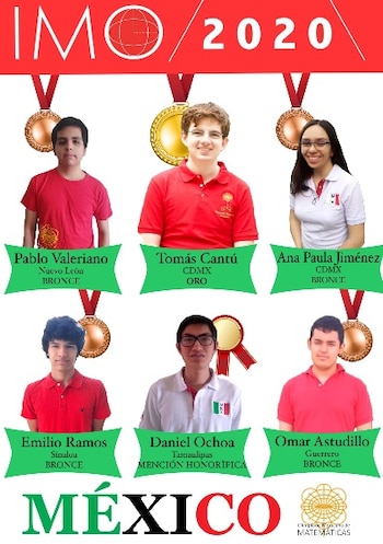 Los integrantes del equipo mexicano