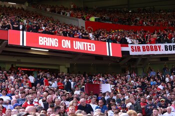 Una bandera de Qatar en