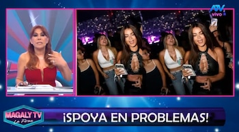 Magaly Medina asegura que Laura Spoya deberá asumir más de US$ 20 mil entre deducibles, penalidades y multas. Captura: Magaly TV La Firme.