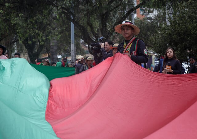 La amenaza de una minga permanente se presenta como medida de presión ante la falta de avances en la reforma agraria en el Valle del Cauca - crédito Colprensa