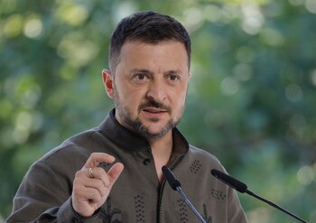 El presidente ucraniano Volodimir Zelensky