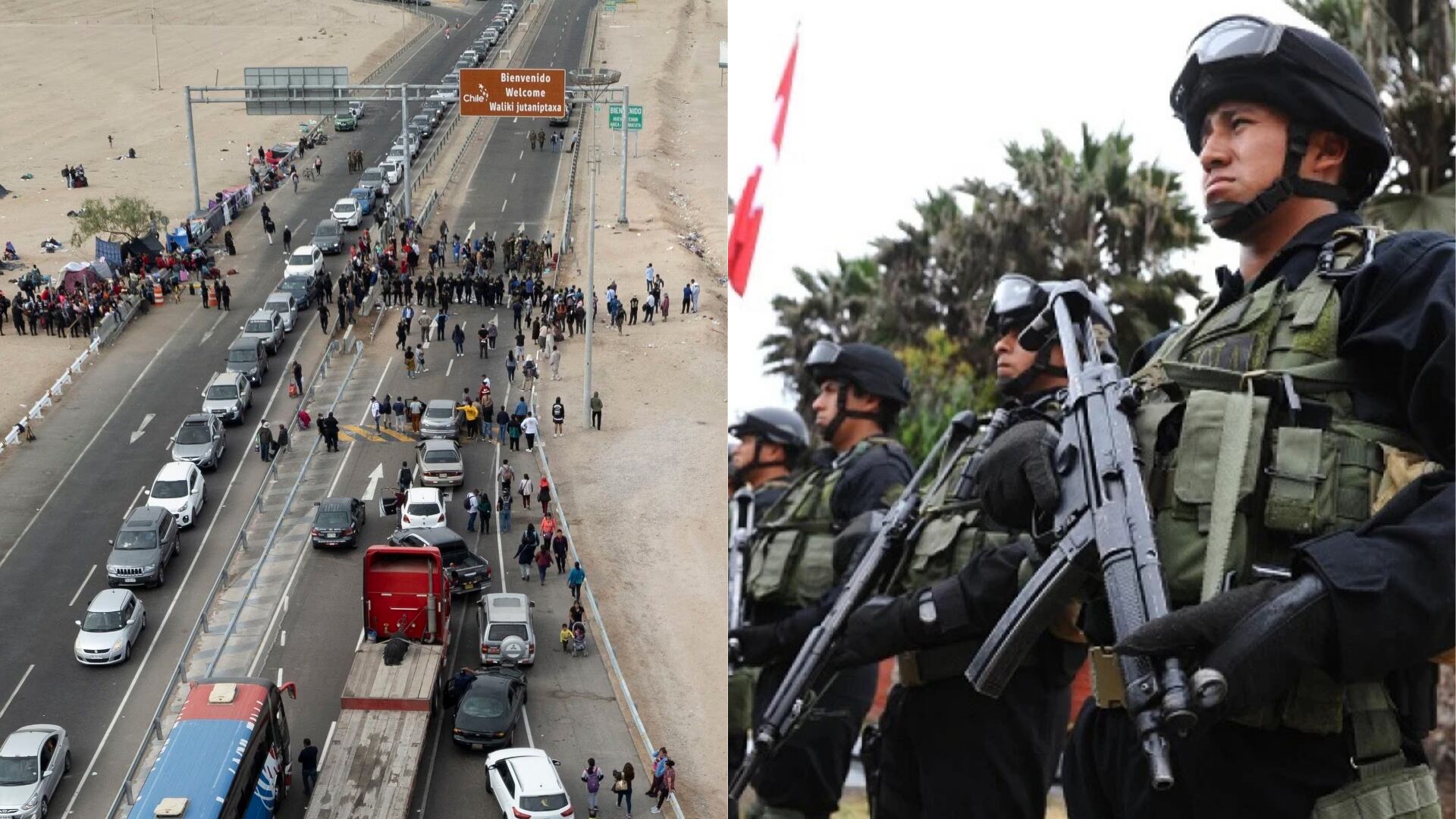 Perú desplegará más policías y militares en Tacna para impedir ingresos irregulares, confirma el Mininter. (Foto: Agencia Andina)