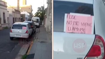Virales- Cartel en auto