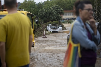 Montornès del Vallès, Barcelona, tras el temporal de lluvias. (Lorena Sopêna / Europa Press)