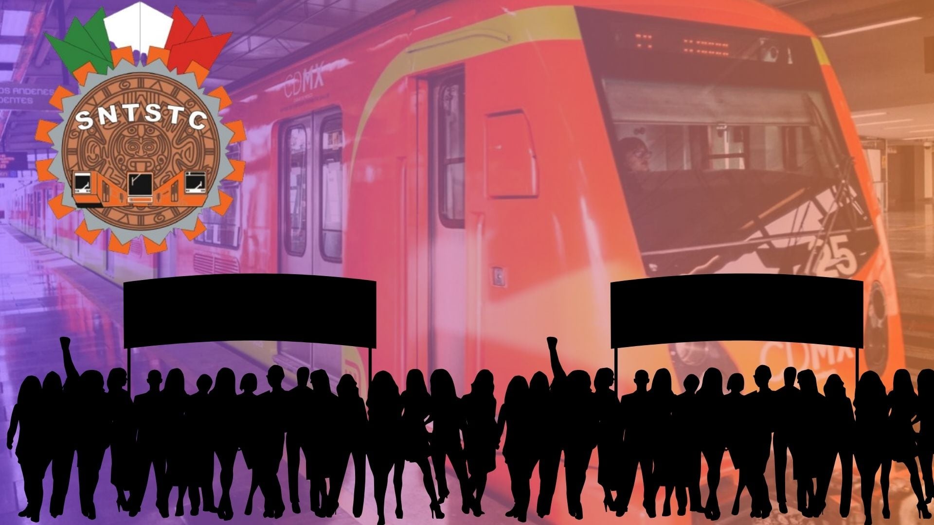 Paro de trabajadores sindicalizados del Metro hoy 4 de febrero. (Infobae)