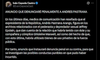 Cepeda solicita que la Fiscalía