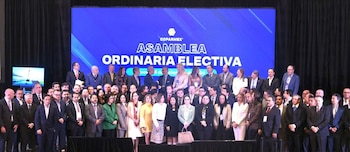 Representantes de la COPARMEX durante