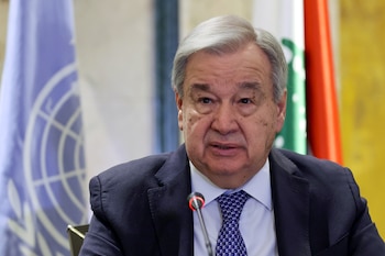 António Guterres concluirá su segundo mandato como secretario general de Naciones Unidas el 31 de diciembre de 2026. EFE
