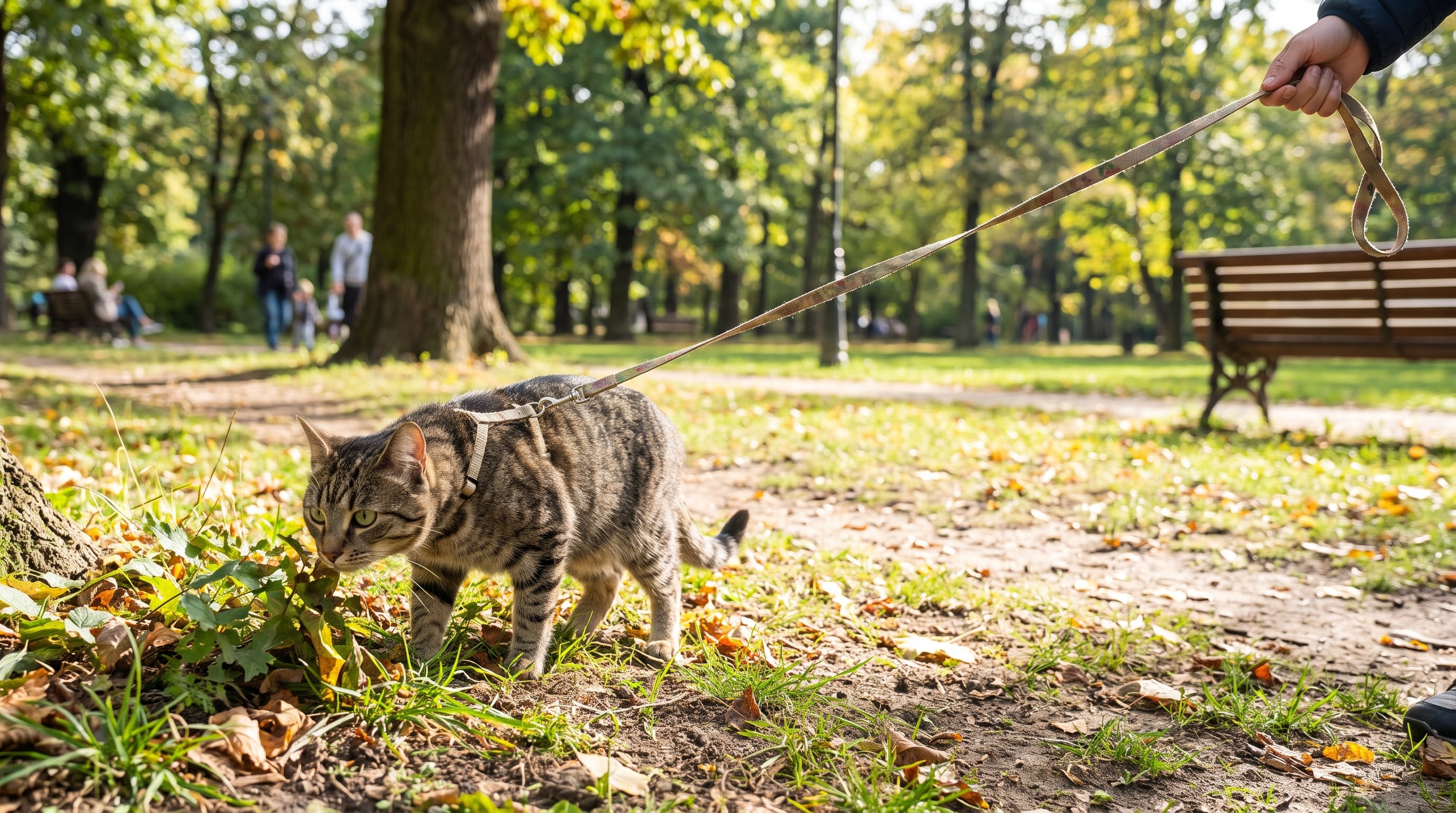 Los veterinarios lo confirman: los gatos son más felices cuando pueden salir a la calle algunos minutos al día bajo supervisión