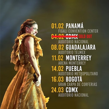 Calendario de conciertos de Floricienta