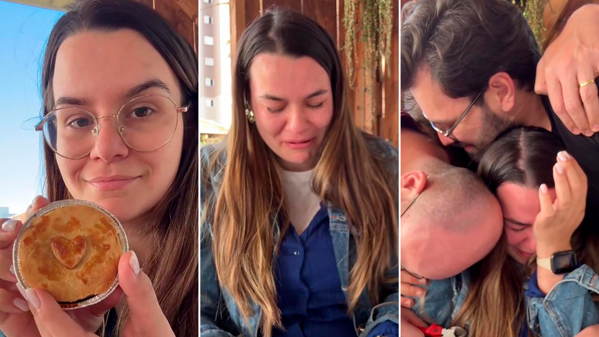 El video de Dani Vidotto comiendo la última empanada de su madre emociona a millones en TikTok y redes sociales (@eudanividotto)