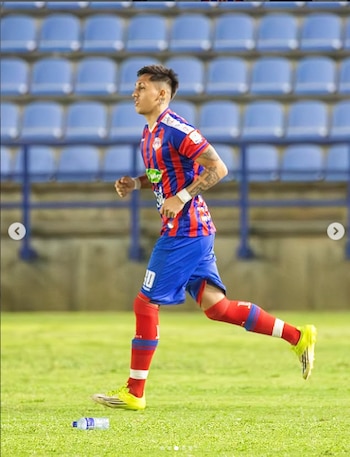 Valentín Escalante no llegó a tener minutos en el primer equipo de San Lorenzo, por lo que fue cedido al Unión Magdalena - crédito Instagram