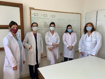 Las doctoras María Marta Piskorz