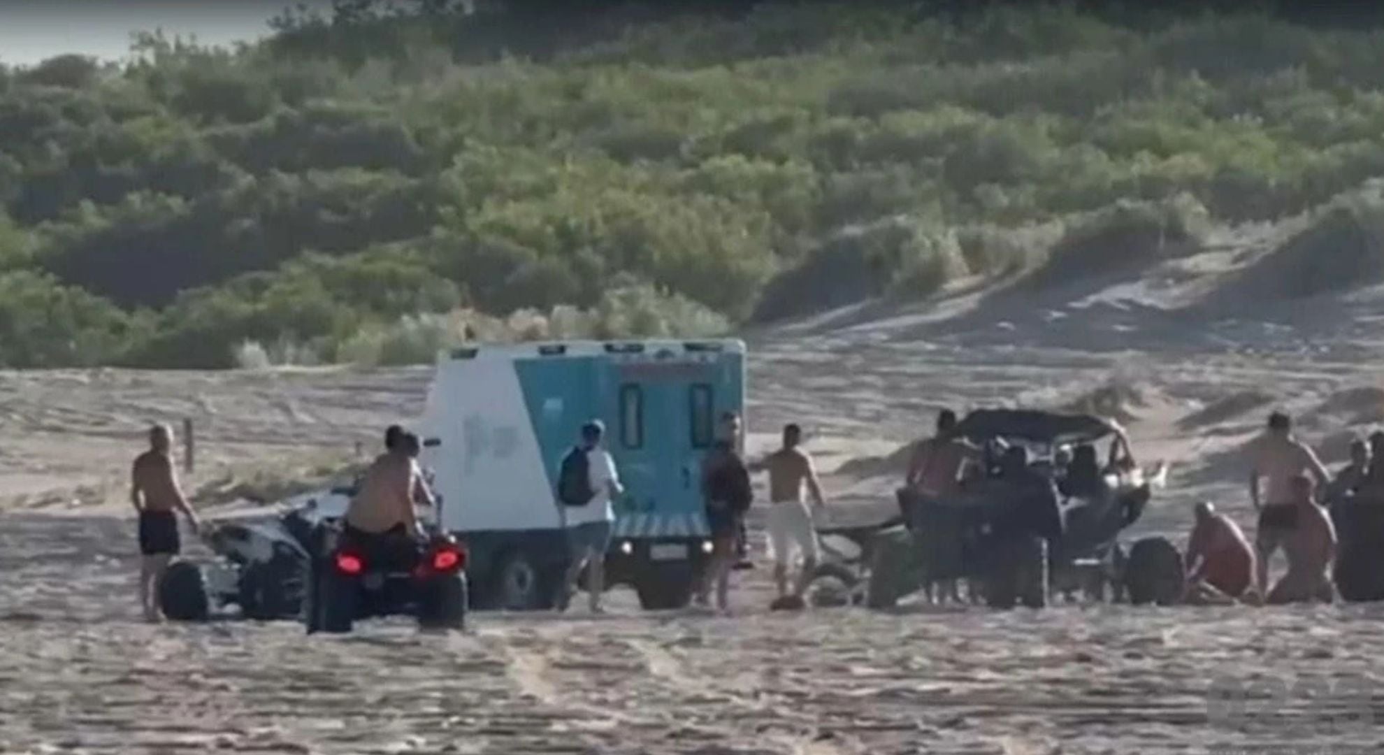 El momento en el que se produjo el accidente (Gentileza: 0223)