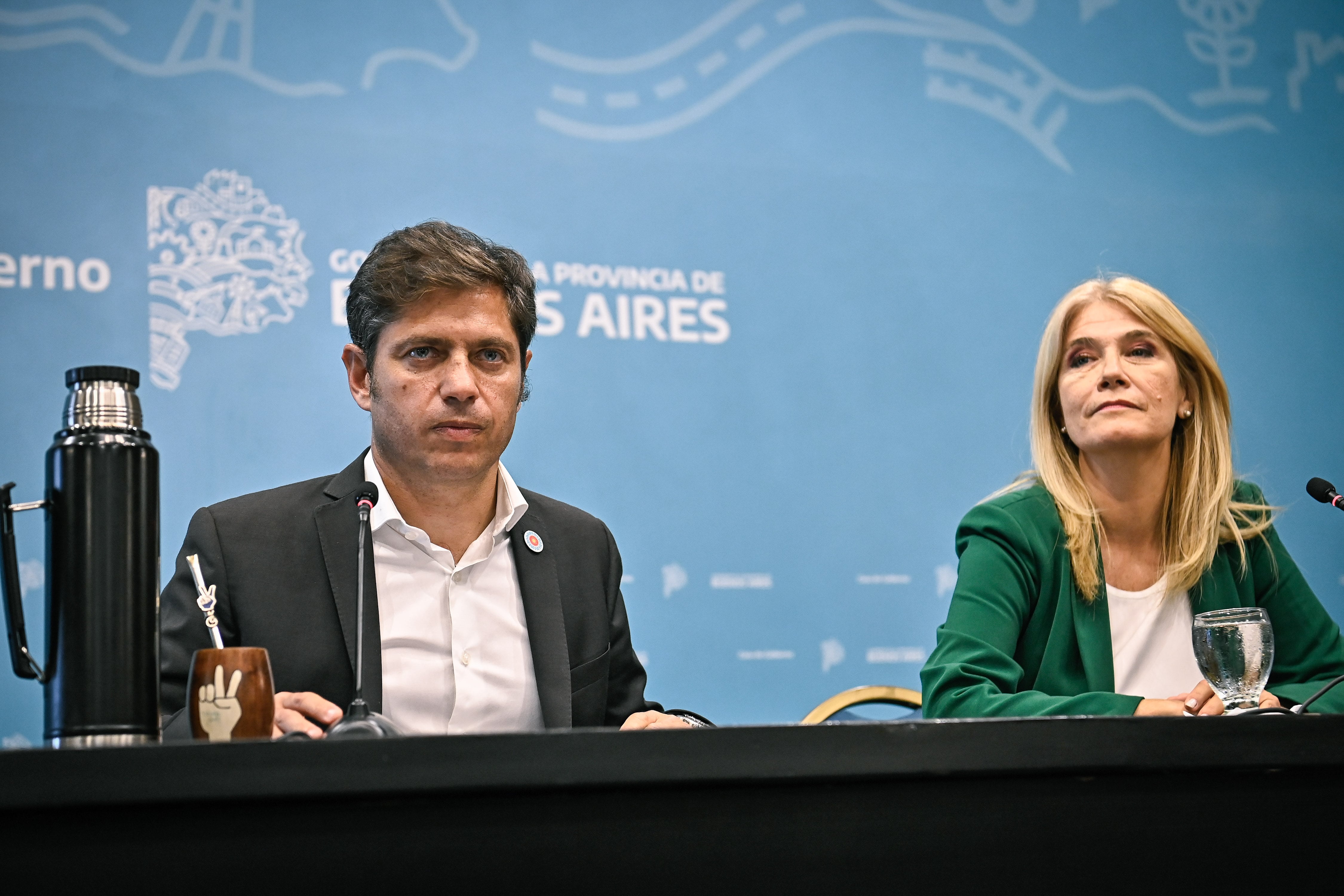 Kicillof y Magario presionan en la negociación con La Cámpora para que la vicepresidencia primera del Senado sea del MDF