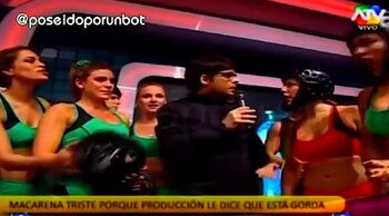 Macarena Vélez lloró en una