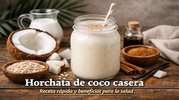 Beneficios de la horchata de coco: la bebida natural que mejora la digestión