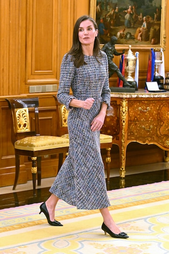 La reina Letizia durante la