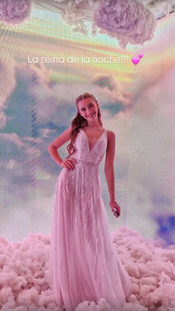 La decoración incluyó nubes de