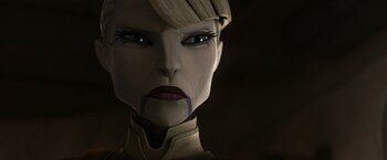 Asajj Ventress (voiced by Nika
