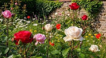 Un rosal en casa