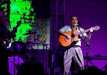 imagen de archivo del cantante