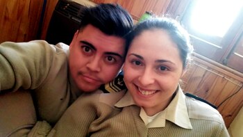 Richy y su amiga Silvina