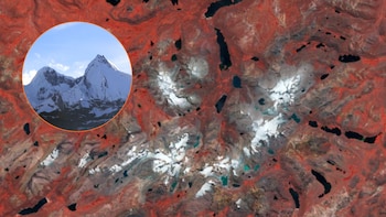 El canal infrarrojo del satélite