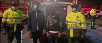 Policía capturo a dos hombres