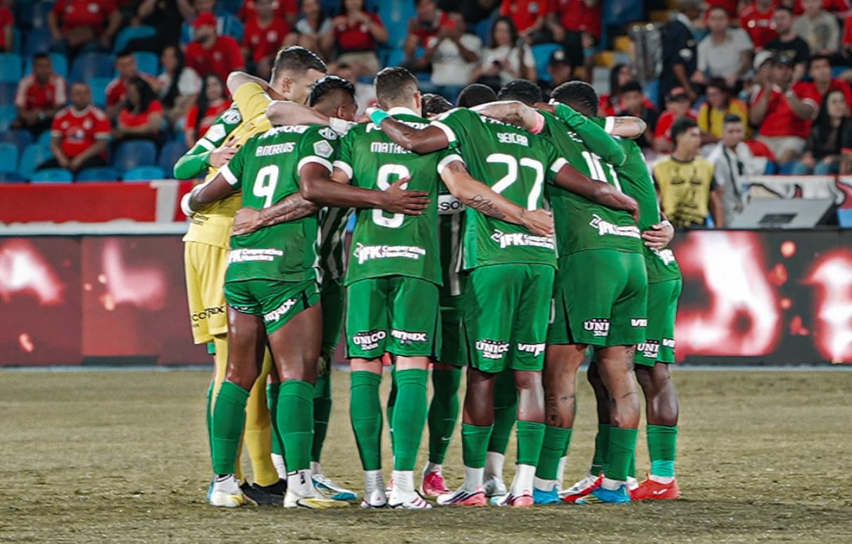 Atlético Nacional vivió el terremoto en Cali porque había jugado contra América y después se vería con el Deportivo Cali - crédito Atlético Nacional