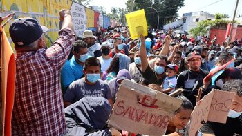 Migrantes en Tapachula iniciaron huelga