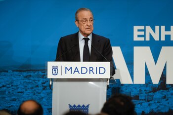 Fotografía de archivo del presidente del Real Madrid, Florentino Pérez. EFE/ Javier Lizón