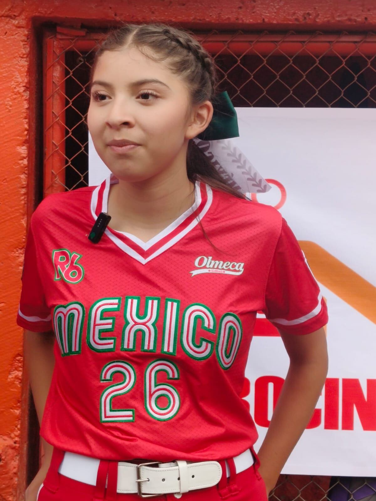 Carmen García, parte del equipo mexicano de softbol campeón en 2024 y ahora va en la categoría sub-12 por el bicampeonato (Foto: Jorge Contreras/Infobae México)
