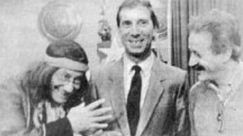 Carlos Bilardo y Alberto Olmedo