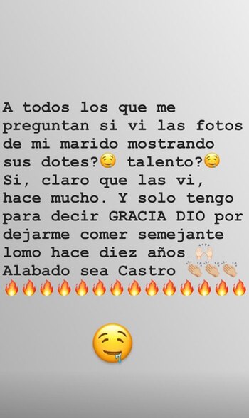 La respuesta de Sabrina Rojas,