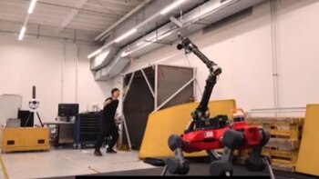 Robot that plays bádminton cause