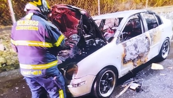 Los Bomberos sofocaron las llamas.