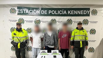 Ladrones que realizaron un atraco
