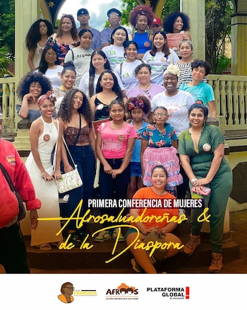 Yohalmo Cabrera afirmó que el Estado salvadoreño ha negado la existencia y los derechos de la población afrodescendiente en El Salvador. (Foto cortesía Fundación Afrodescendientes Organizados Salvadoreños)