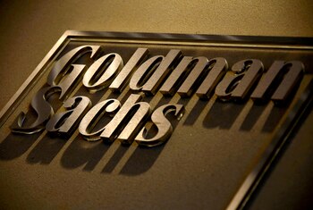 El logo de Goldman Sachs.